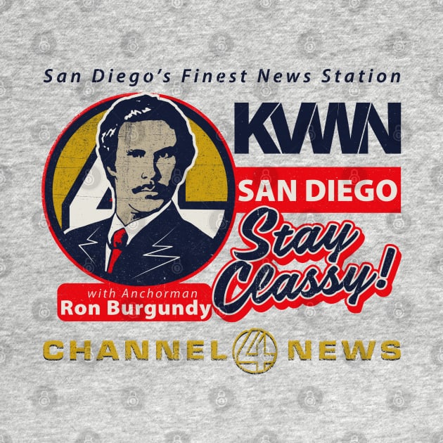 Channel 4 KVWN Stay Classy by Alema Art